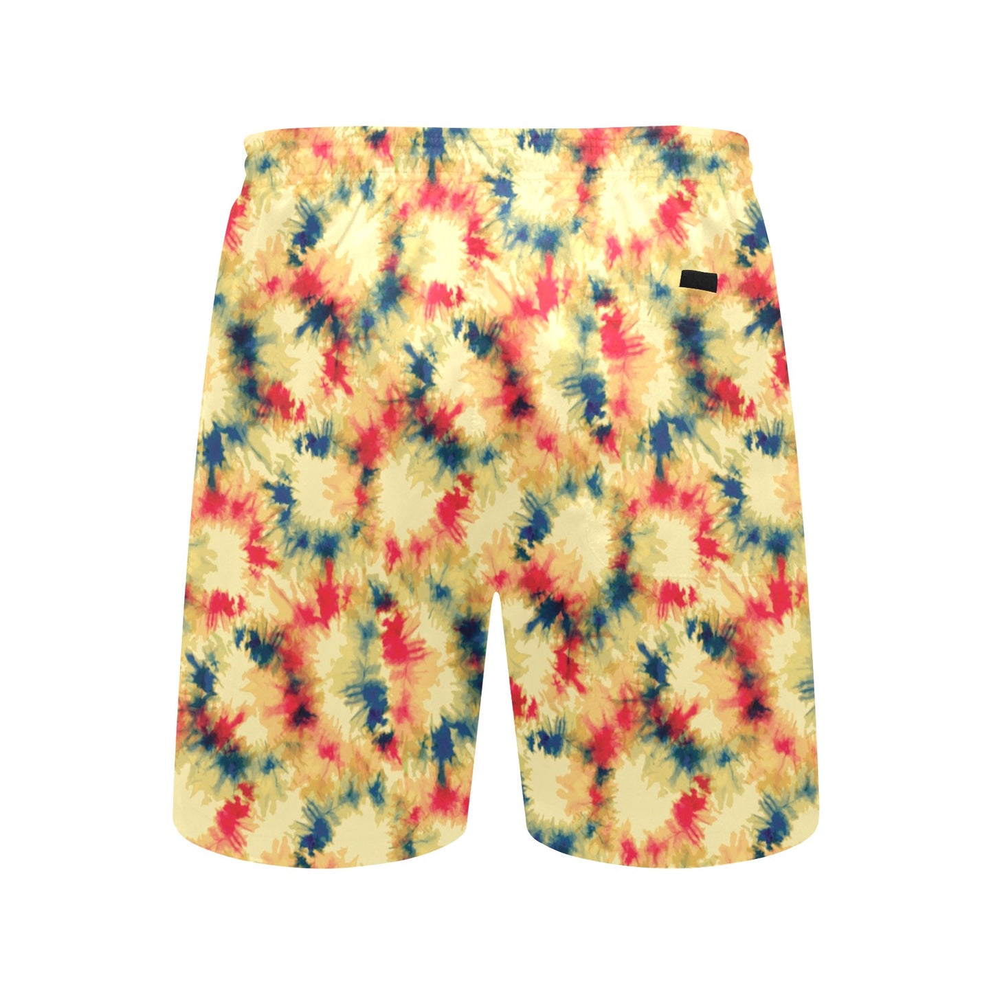 Tie Dye Print Design LKS302 Men's Swim Trunks Beach Shorts