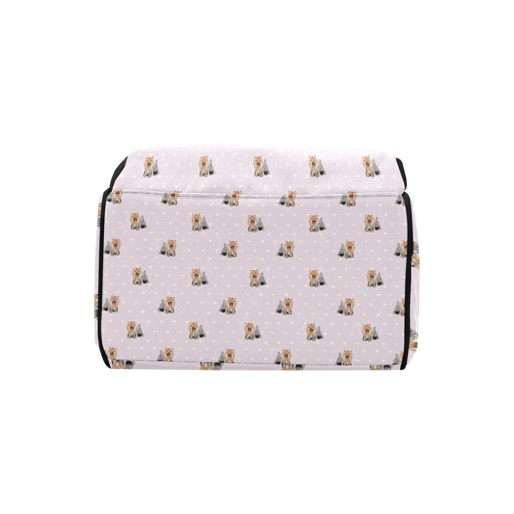 Yorkshire Terriers Print Design LKS302 Diaper Bag Backpack