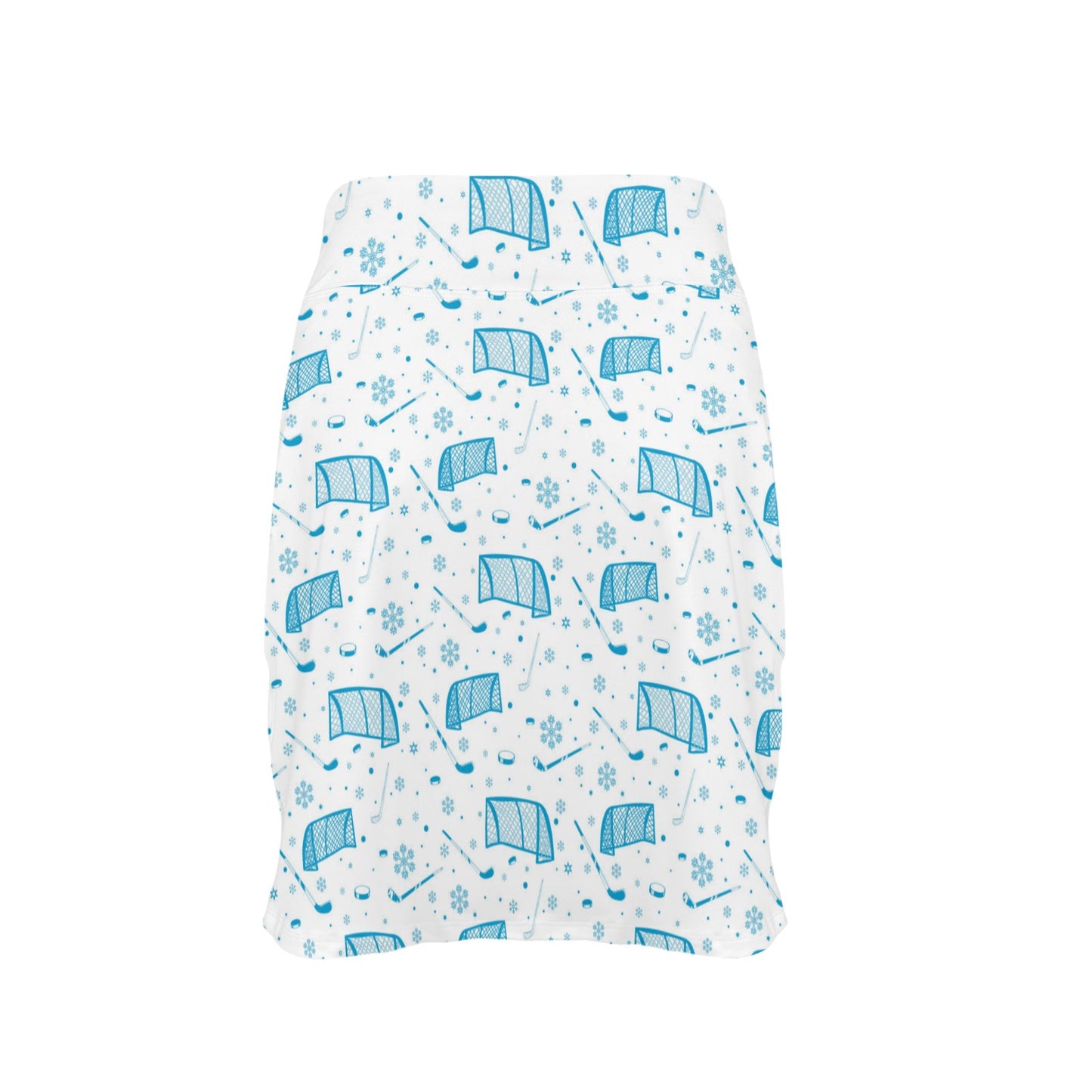 Hockey Print Design LKS303 Women's Golf Skirt with Pocket
