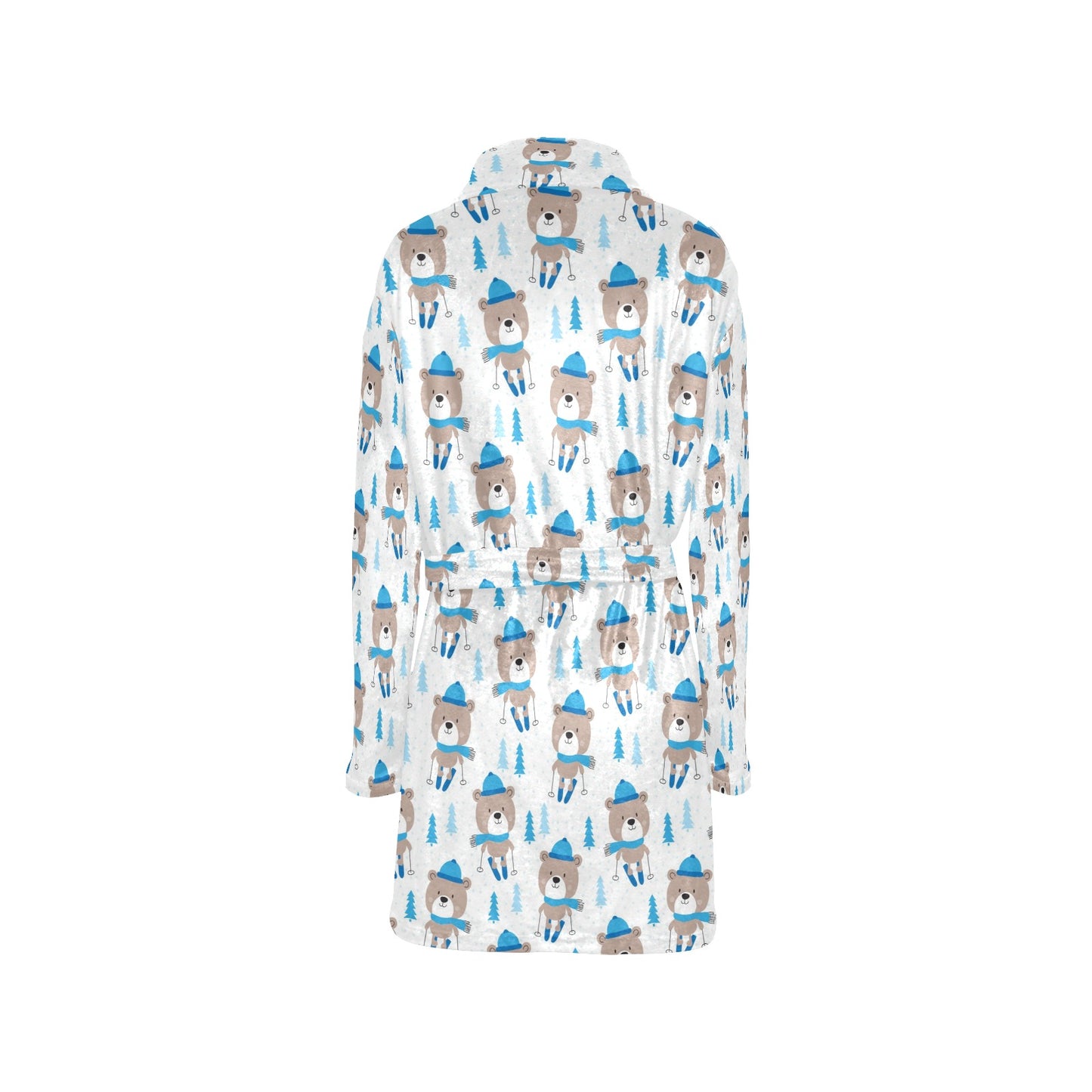 Ski Print Design LKS306 Women's Fleece Robe
