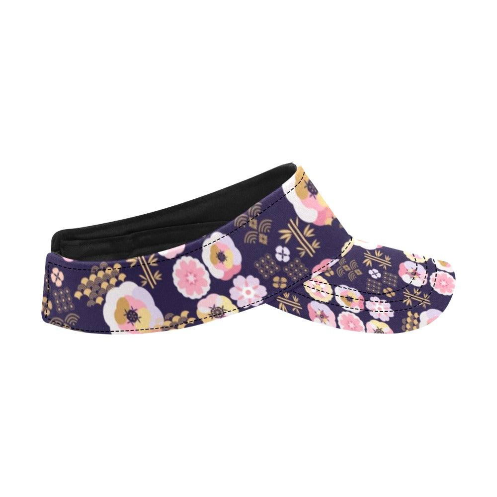 Sakura Japan Style Print Design LKS302 Unisex Sun Visor