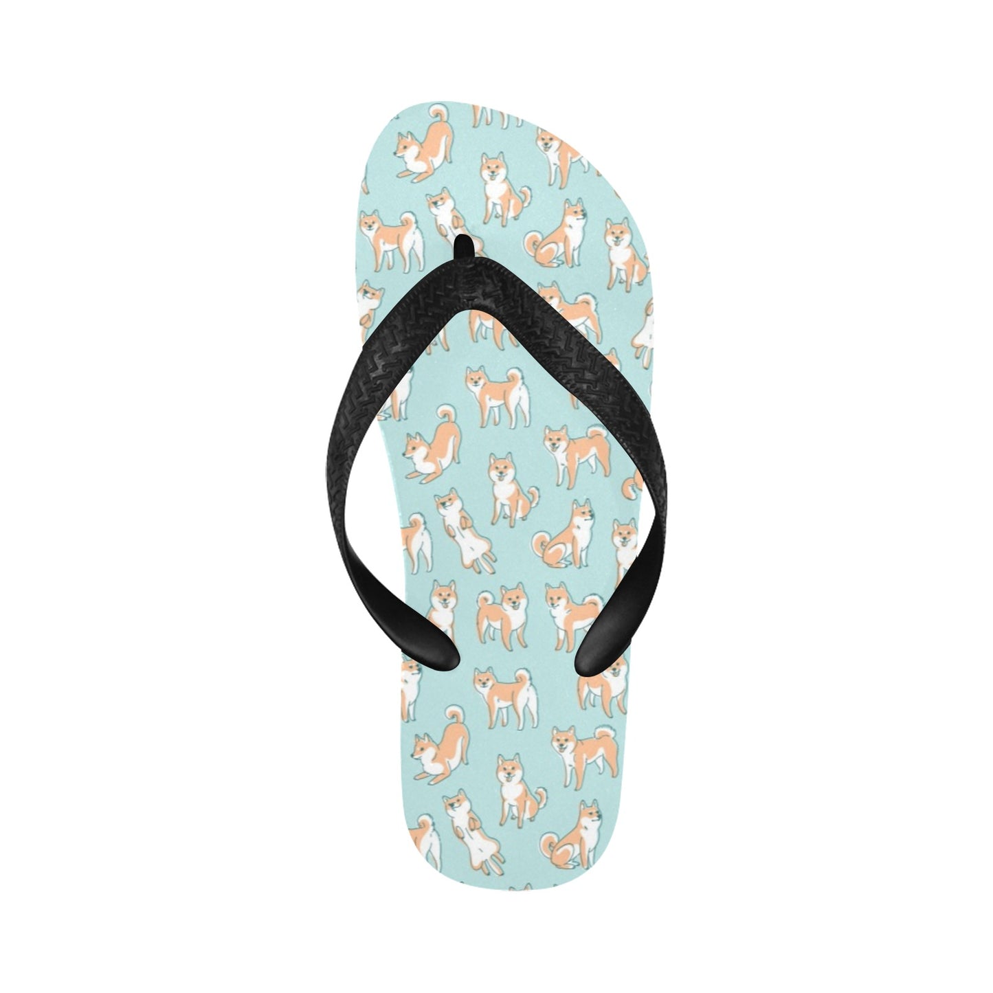 Shiba Inu Print Design LKS304 Flip Flops
