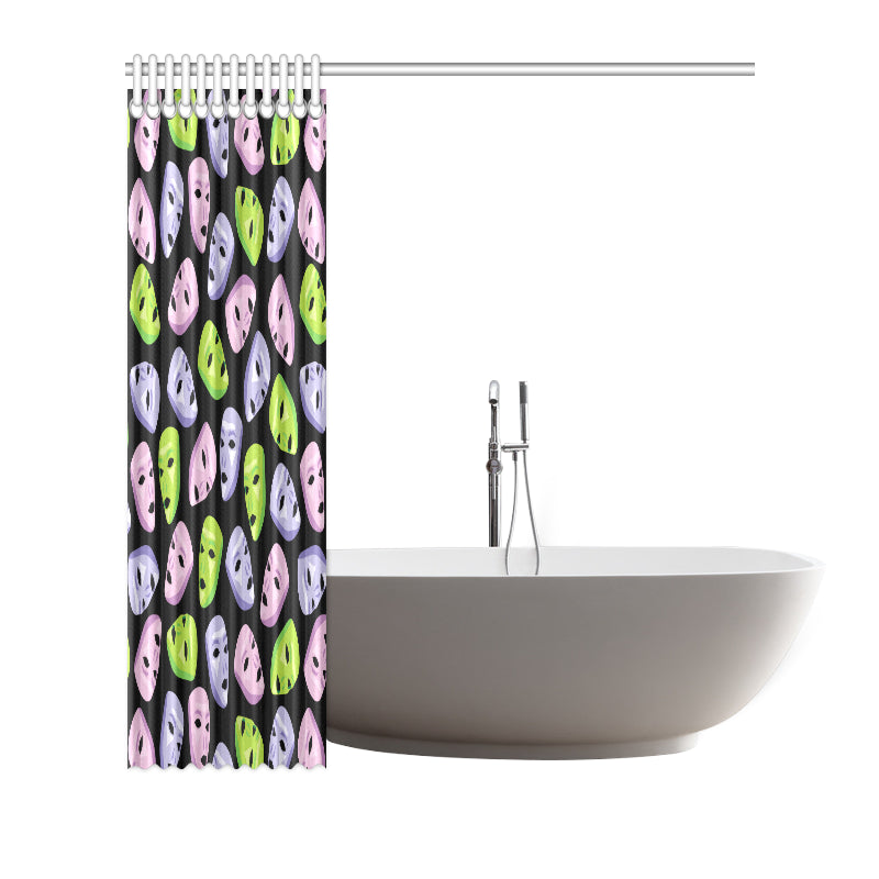 Acting Mask Pattern Print Design 04 Shower Curtain