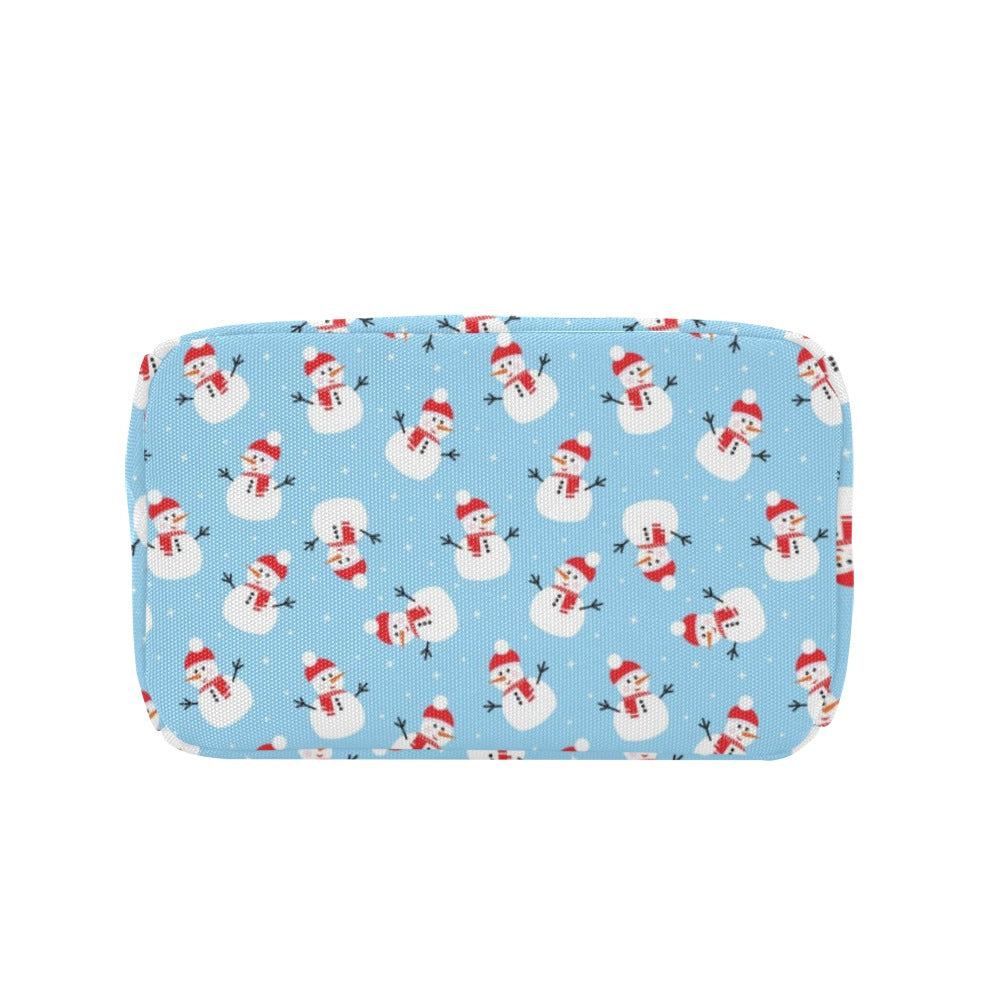 Snowman Print Design LKS305 Insulated Lunch Bag