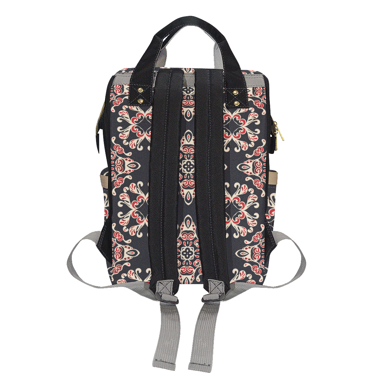 Medallion Pattern Print Design 01 Diaper Bag Backpack