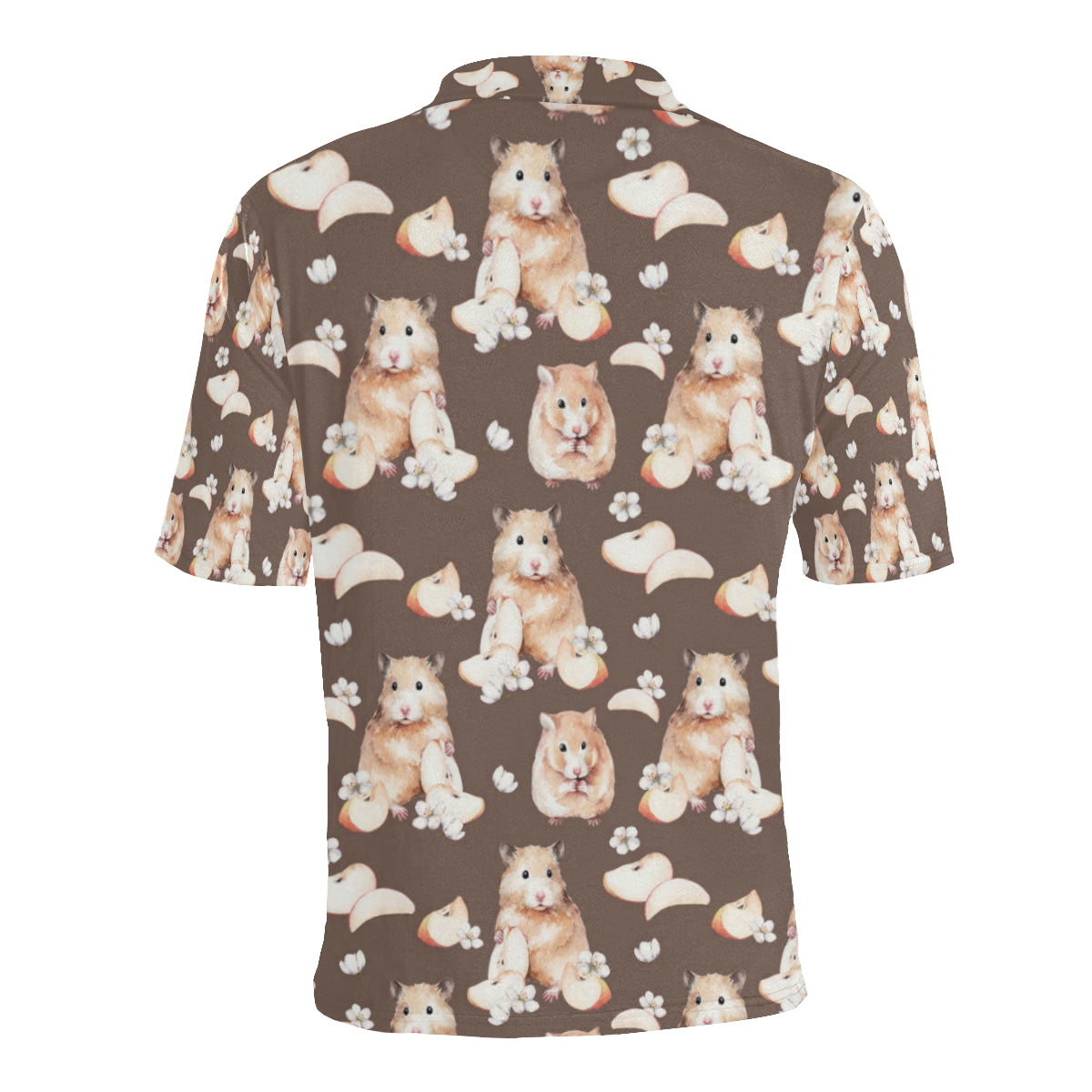 Hamster Pattern Print Design 03 Men Polo Shirt