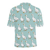 Goose Pattern Print Design 02 Men Polo Shirt