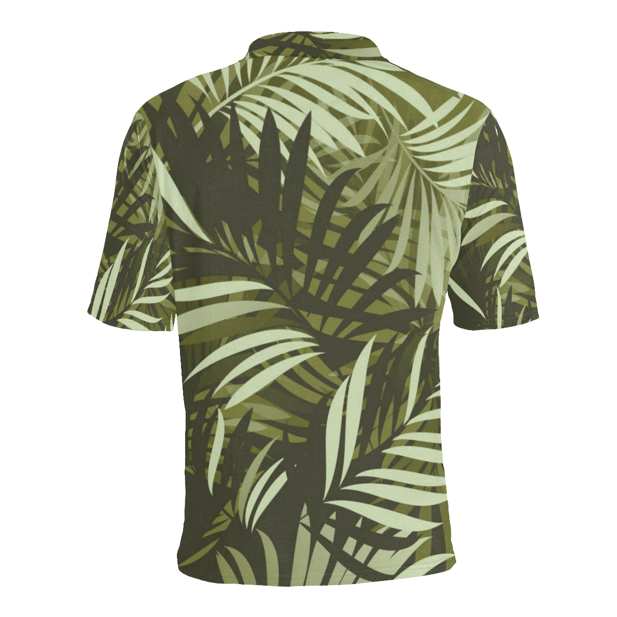 Palm Leaves Pattern Print Design PL05 Men Polo Shirt