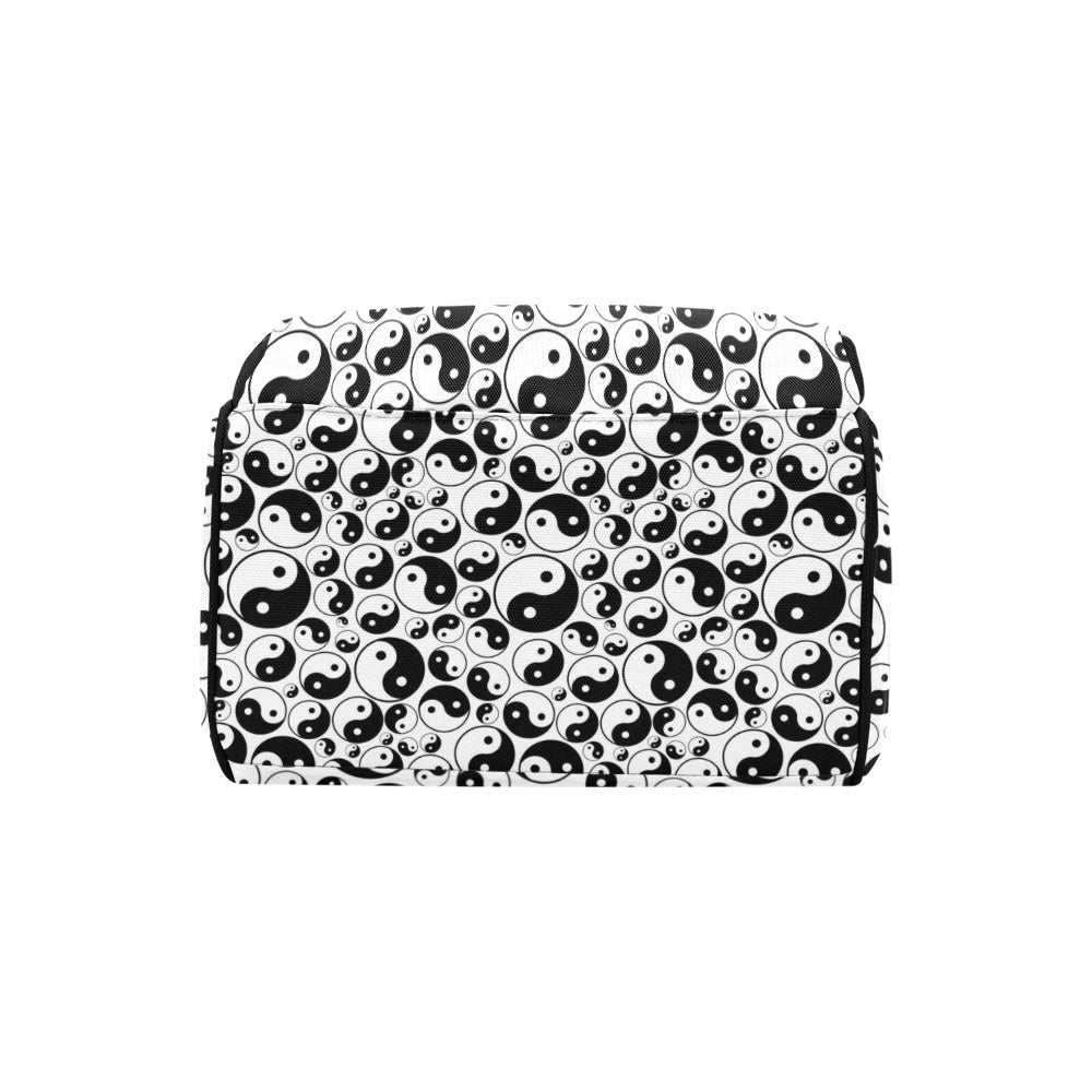Yin Yang Print Design LKS302 Diaper Bag Backpack