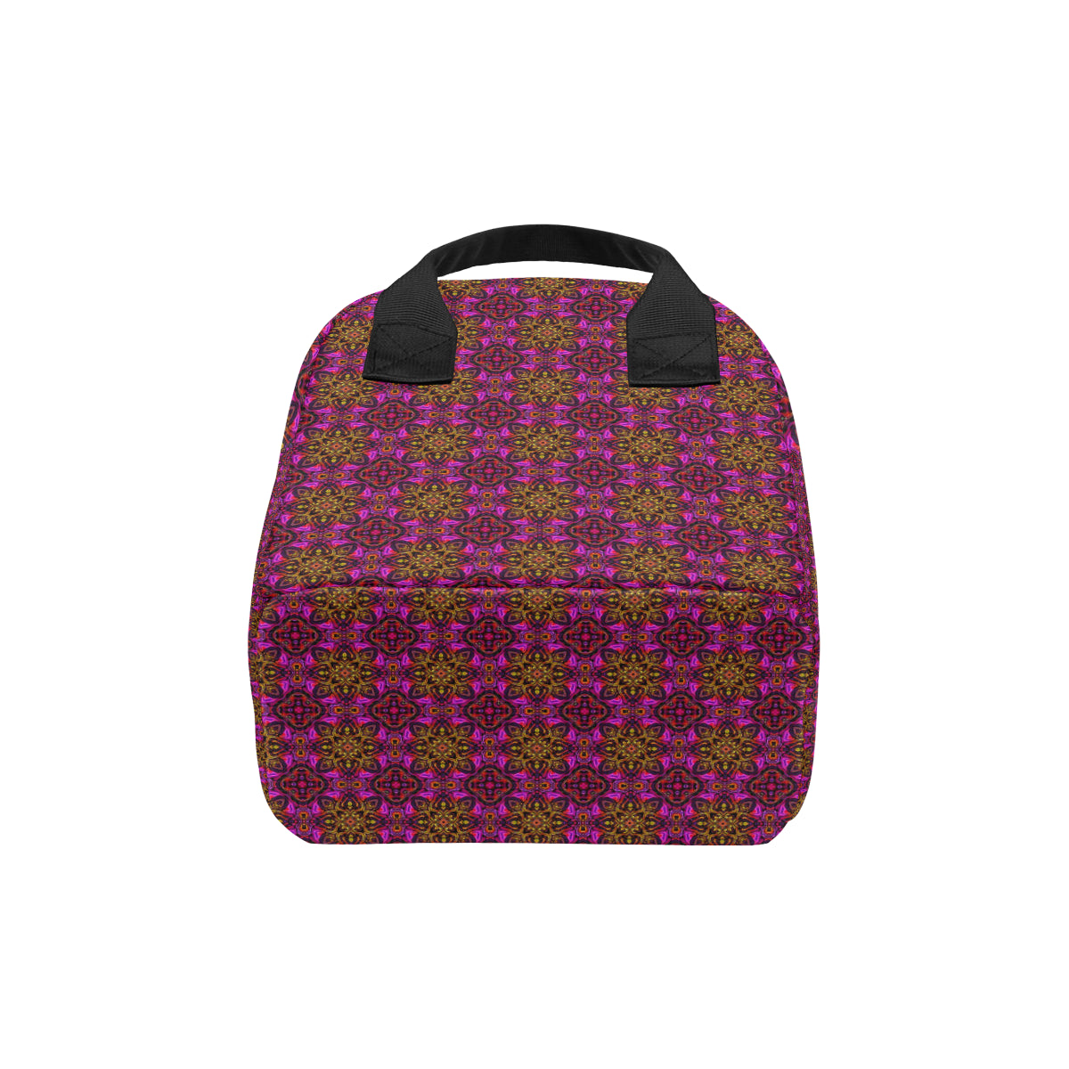 kaleidoscope Abstract Print Design Insulated Lunch Bag