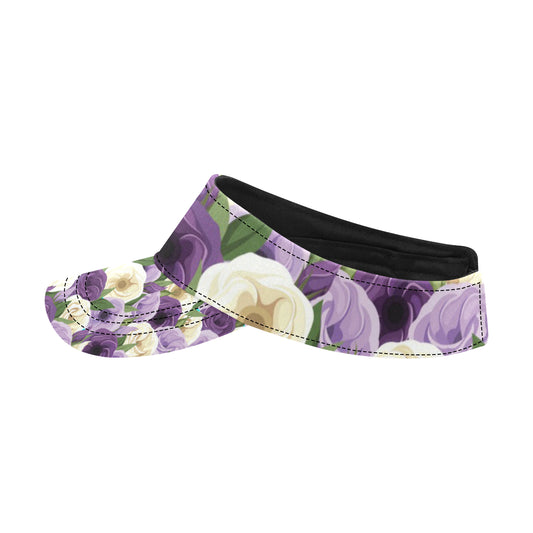 Lisianthus Pattern Print Design LT01 Unisex Sun Visor