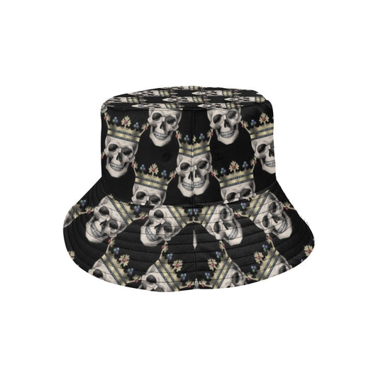 Skull King Print Design LKS3010 Unisex Bucket Hat