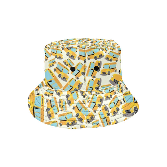 School Bus Print Design LKS301 Unisex Bucket Hat
