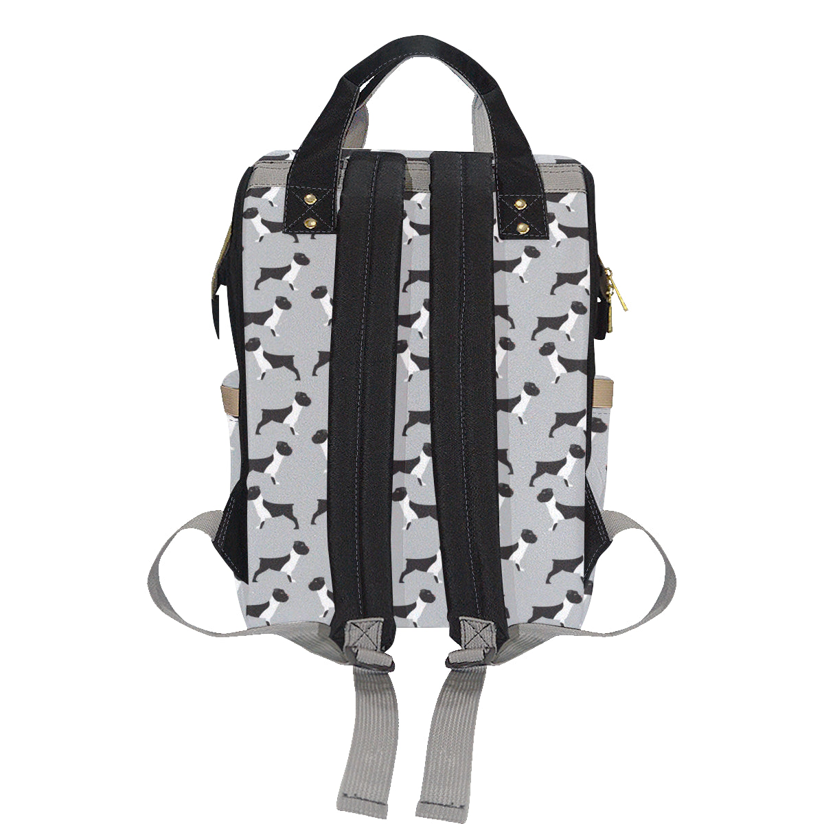 Boxers Pattern Print Design 01 Diaper Bag Backpack