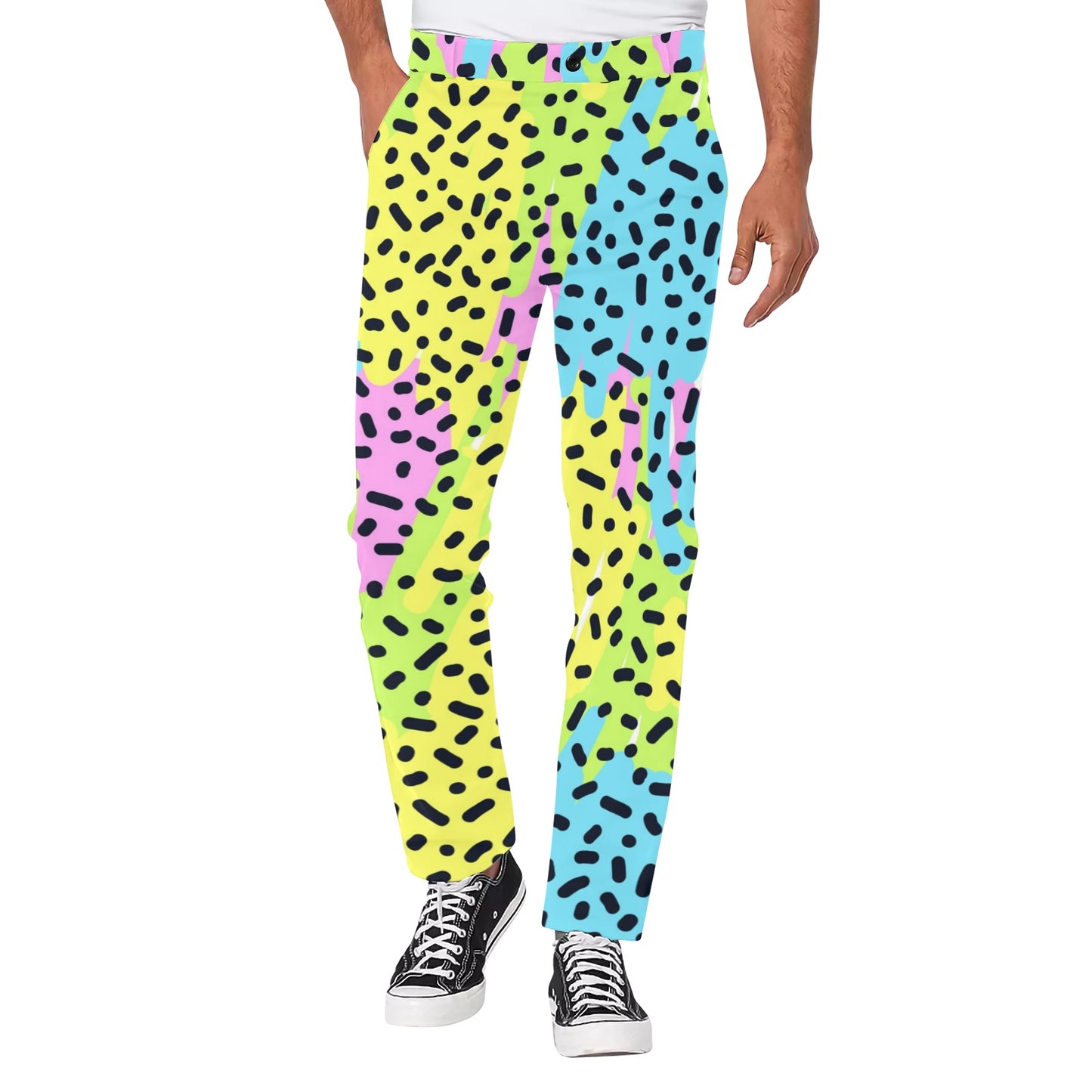 90s Pattern Print Design 2 Men's Pants