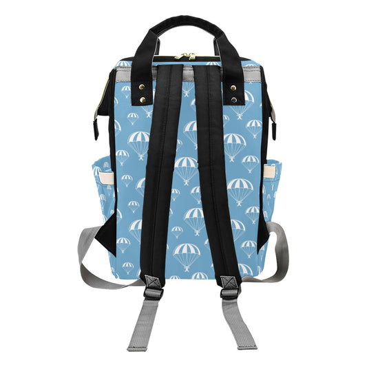 Skydiver Print Design LKS305 Diaper Bag Backpack