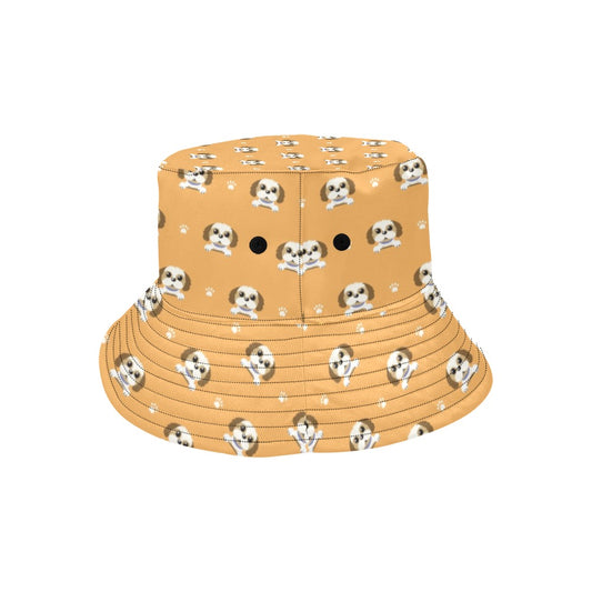 Shih Tzu Print Design LKS303 Unisex Bucket Hat