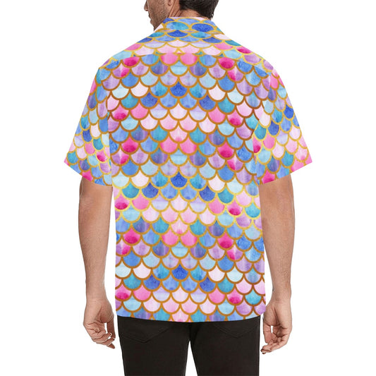 Scales Print Design LKS401 Men's Men's Hawaiian Shirt