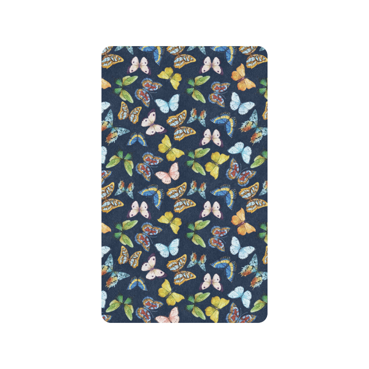 Butterfly Beautiful Print Pattern Rubber Doormat