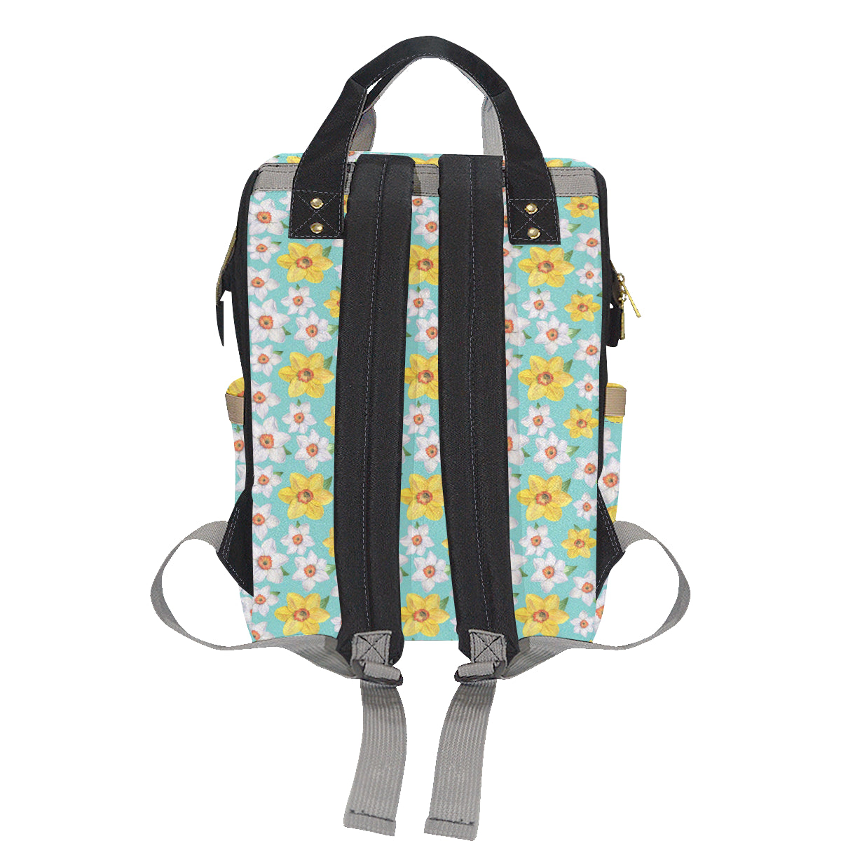 Daffodils Pattern Print Design 02 Diaper Bag Backpack