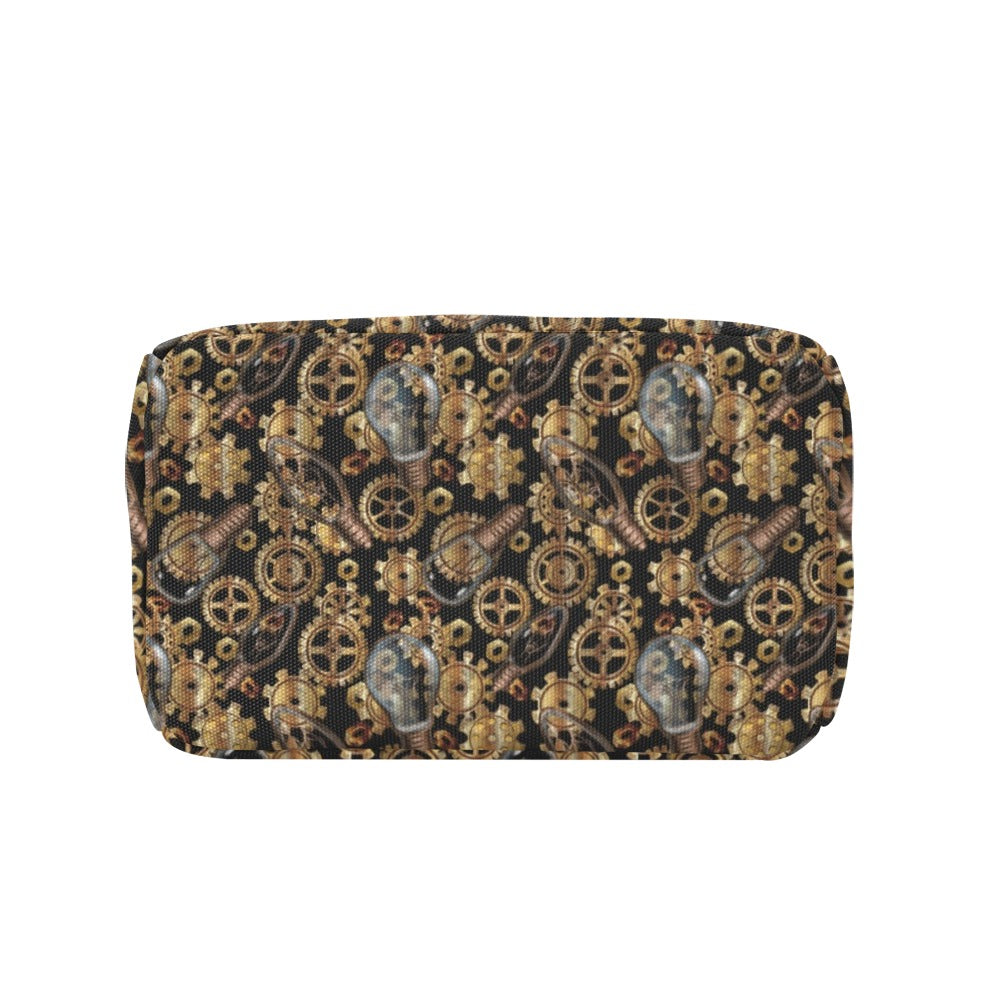 Steampunk Lightbulb Print Design LKS304 Insulated Lunch Bag