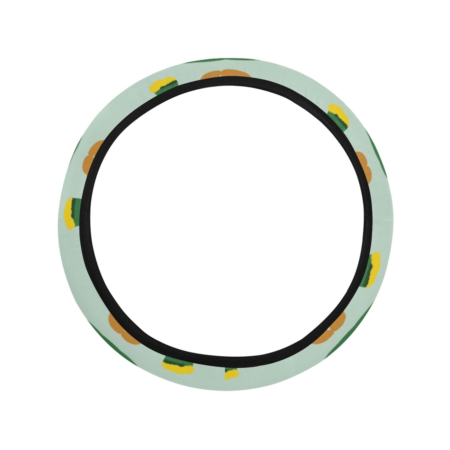 St Patricks Day Print Design LKS304 Steering Wheel Cover with Elastic Edge