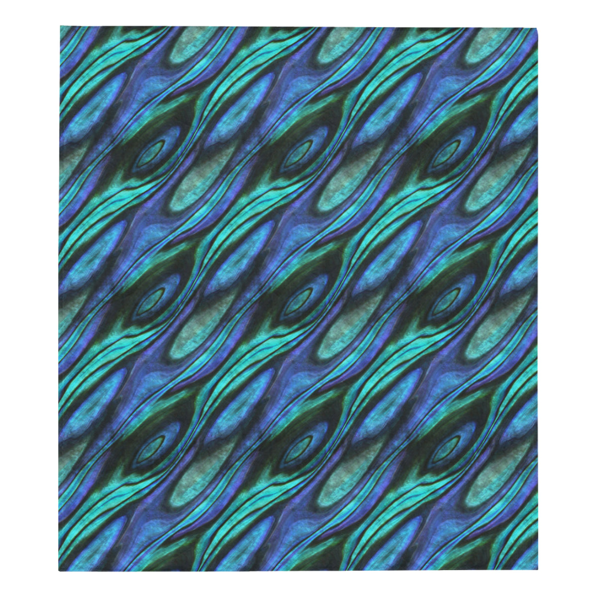 Abalone Pattern Print Design 03 Premium Quilt