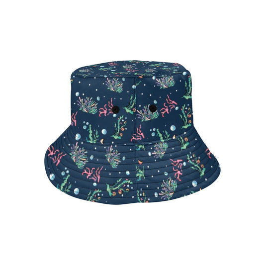Seaweed Print Design LKS306 Unisex Bucket Hat
