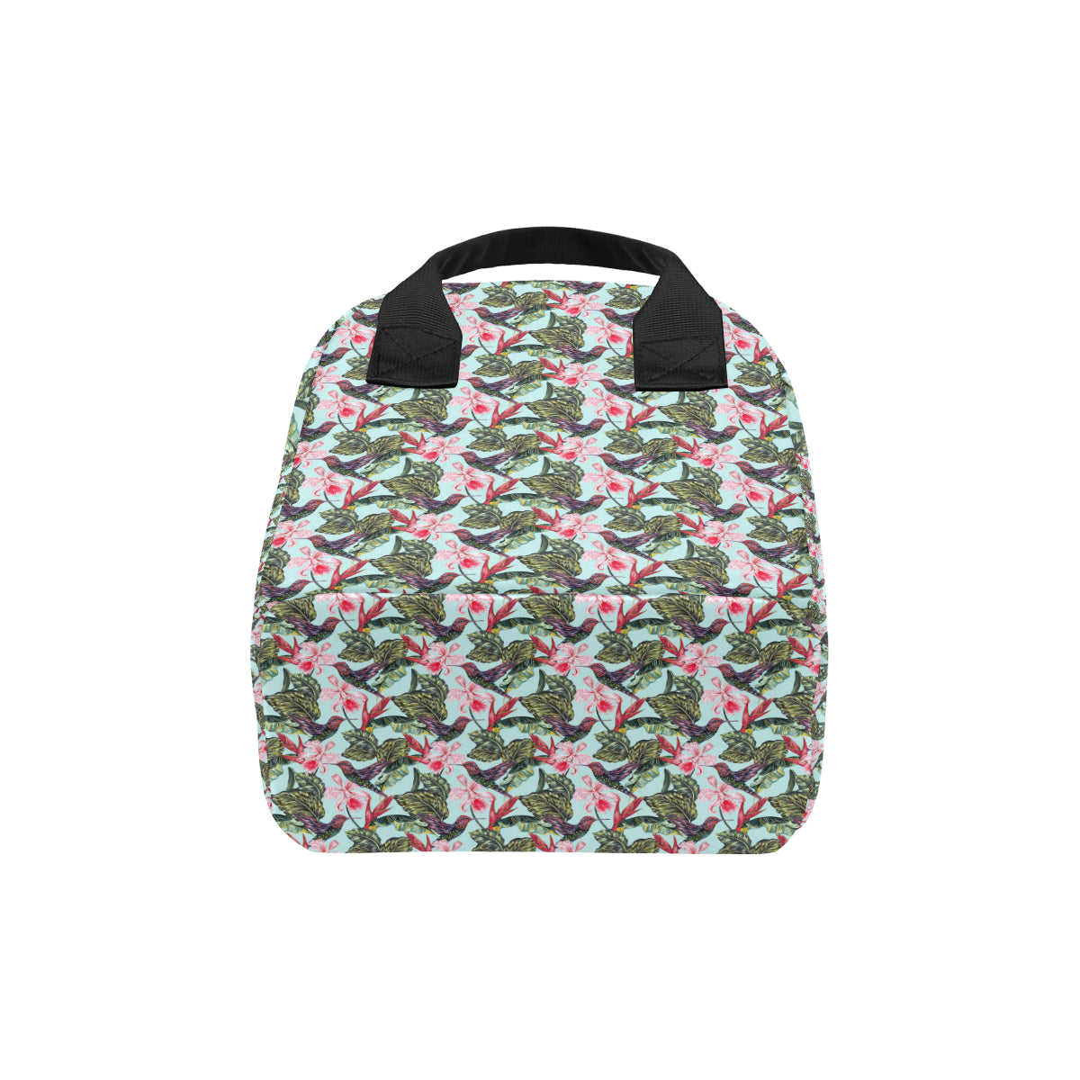 Hummingbird Cute Themed Print Insulated Lunch Bag