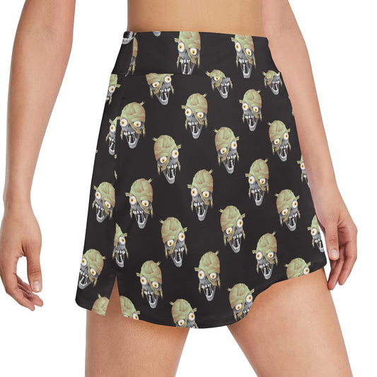 Mummy Print Design LKS304 17" Golf & Pickleball Skort with Pockets