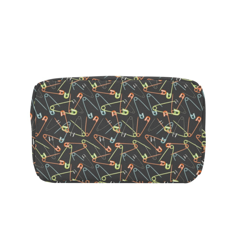 Safety Pin Print Design LKS301 Insulated Lunch Bag