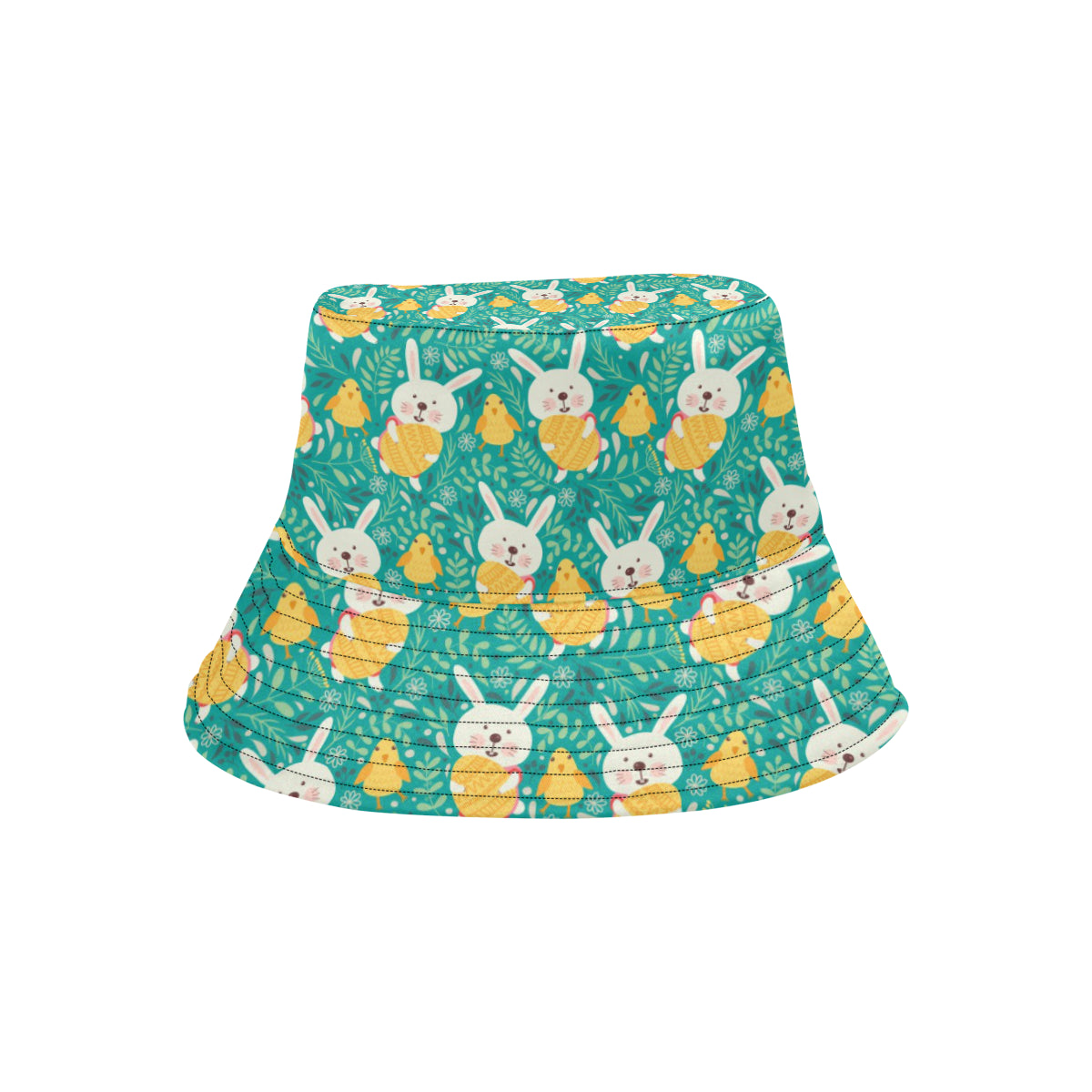 Easter Eggs Pattern Print Design RB02 Unisex Bucket Hat