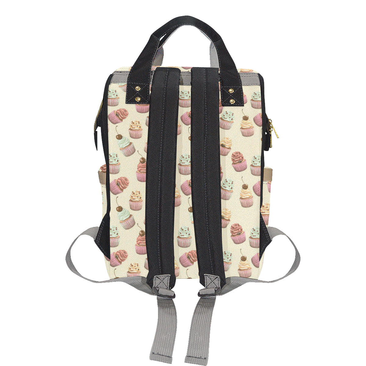 Cupcake Pattern Print Design 04 Diaper Bag Backpack