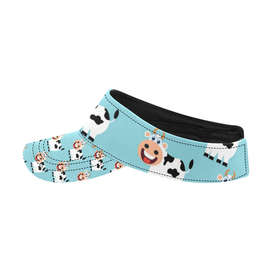 Cattle Cute Pattern Print Design 01 Unisex Sun Visor
