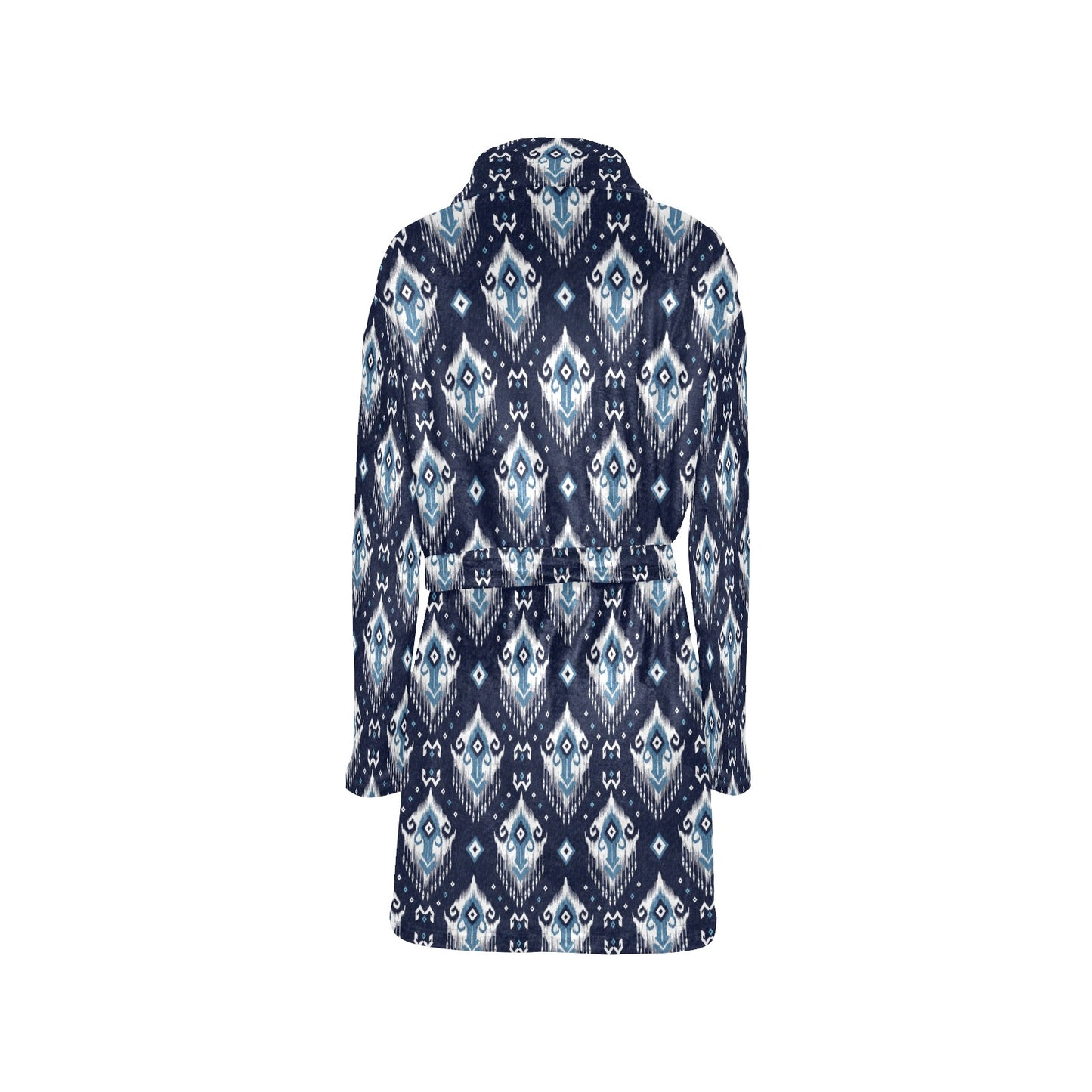 Ethnic Ornament Print Pattern Women's Fleece Robe