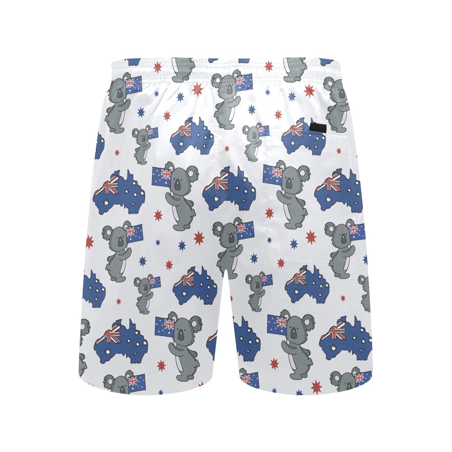 Koala Australia Day Themed Design Men's Swim Trunks Beach Shorts