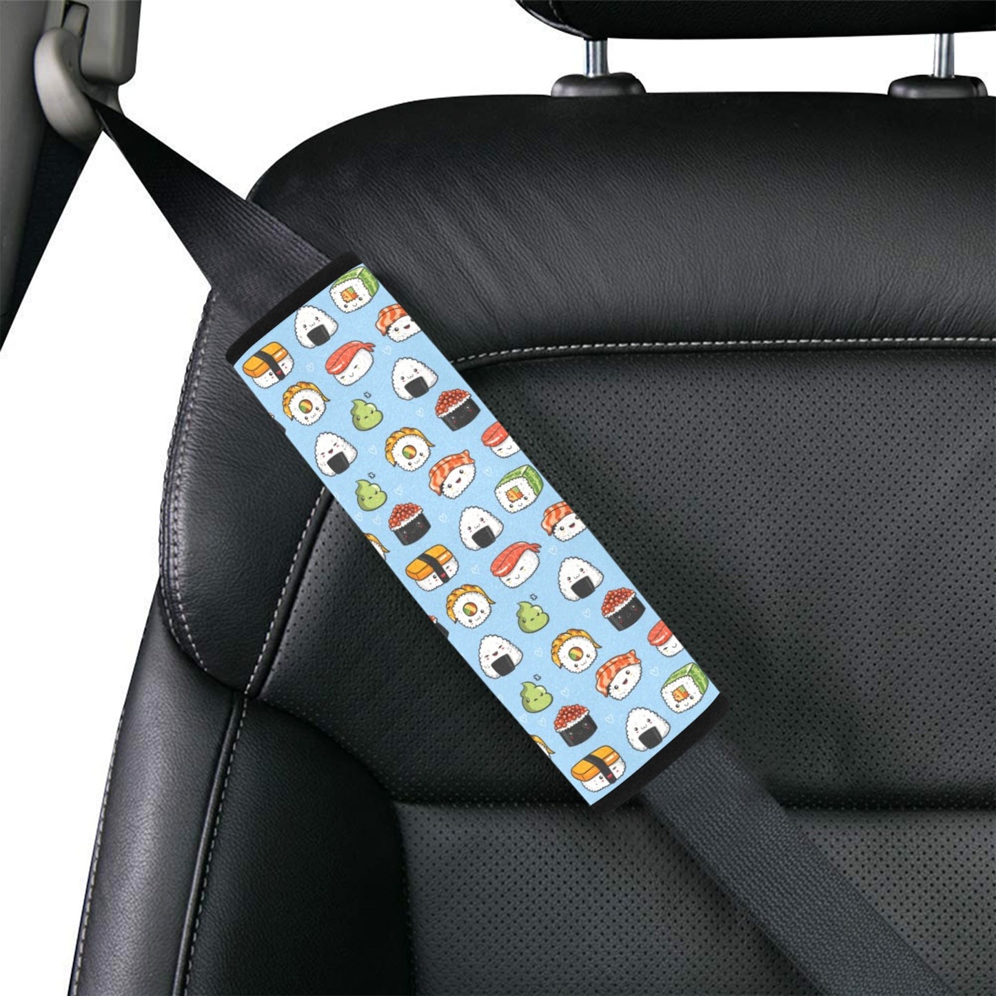 Sushi Print Design LKS303 Car Seat Belt Cover