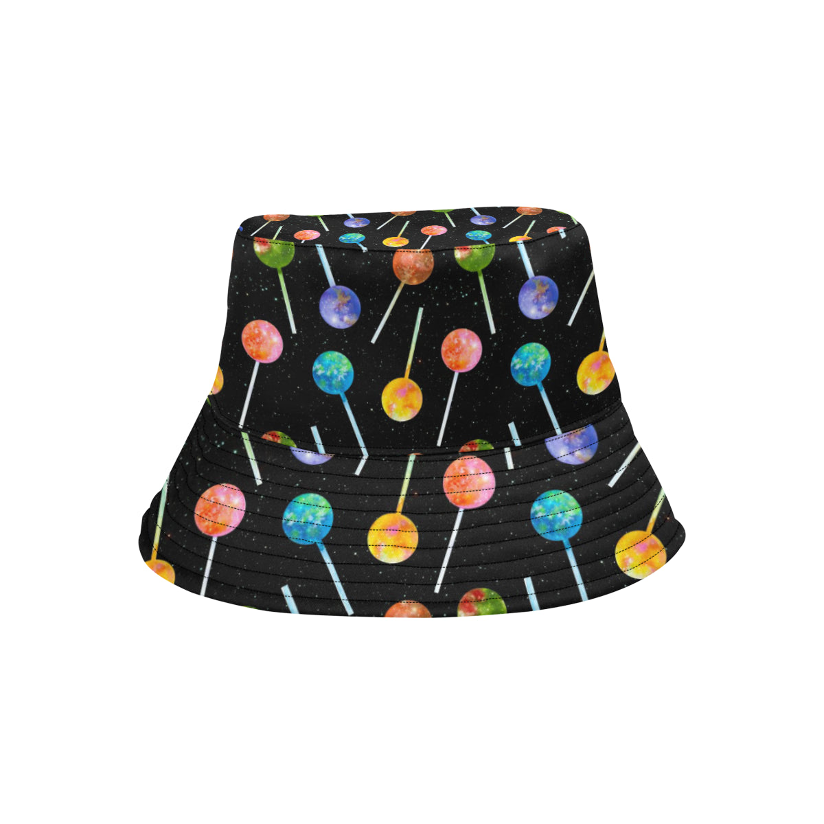 Lollipop Pattern Print Design LL04 Unisex Bucket Hat