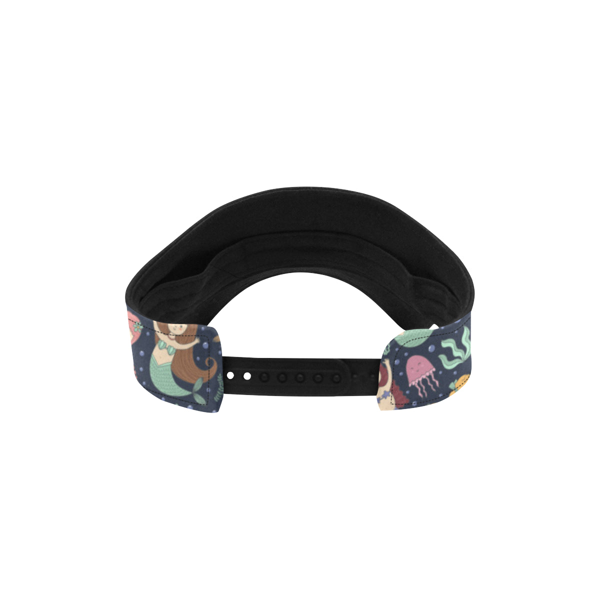 Mermaid Cartoon Pattern Print Design 03 Unisex Sun Visor