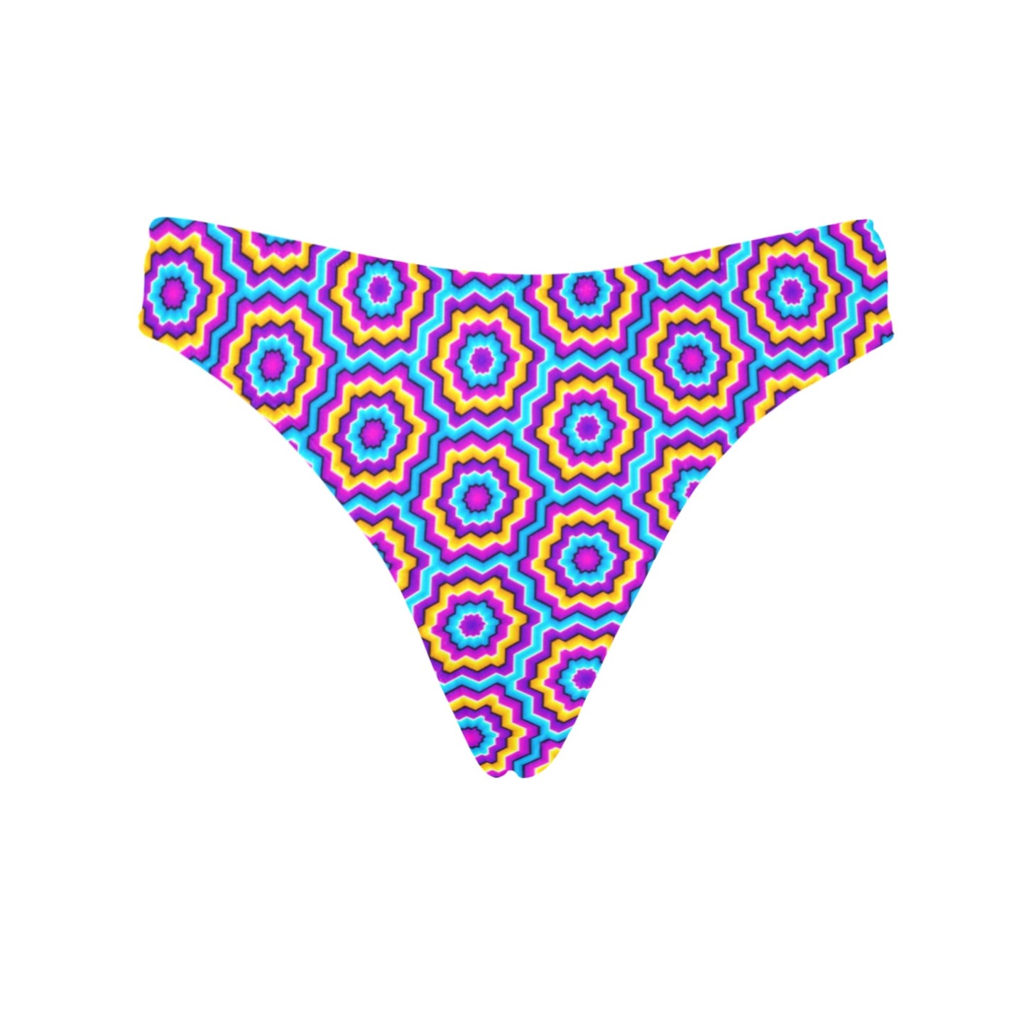 Optical illusion Techno Movement Women's Thongs