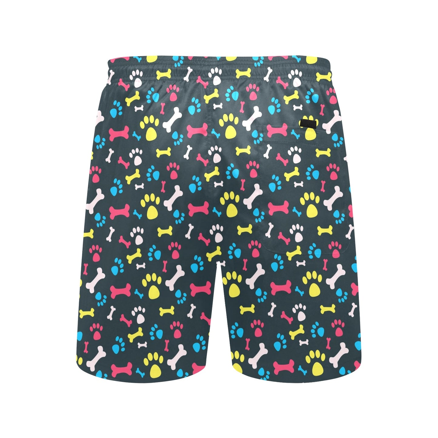 Paw Design Print Men's Swim Trunks Beach Shorts