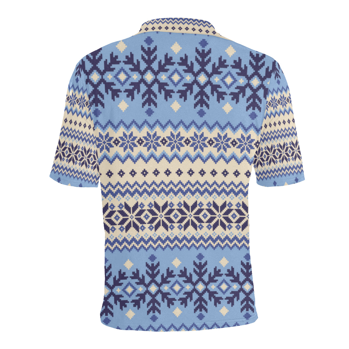 Nordic Pattern Print Design A03 Men Polo Shirt