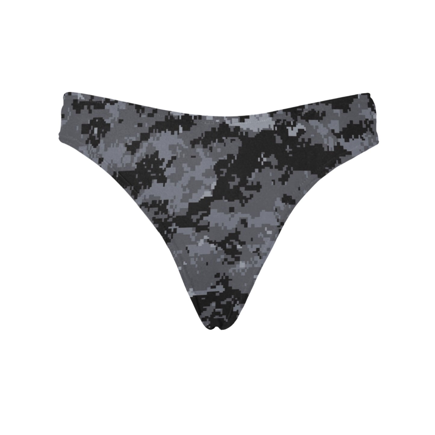 ACU Digital Black Camouflage Women's Thongs