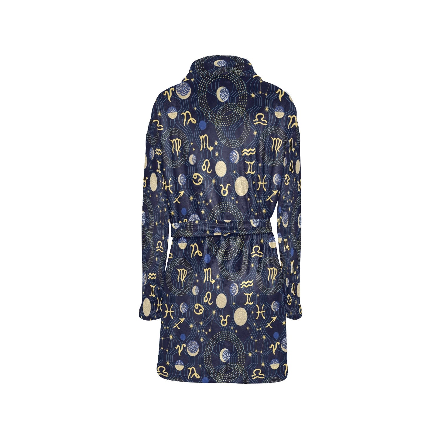 Zodiac Print Design LKS302 Women's Fleece Robe