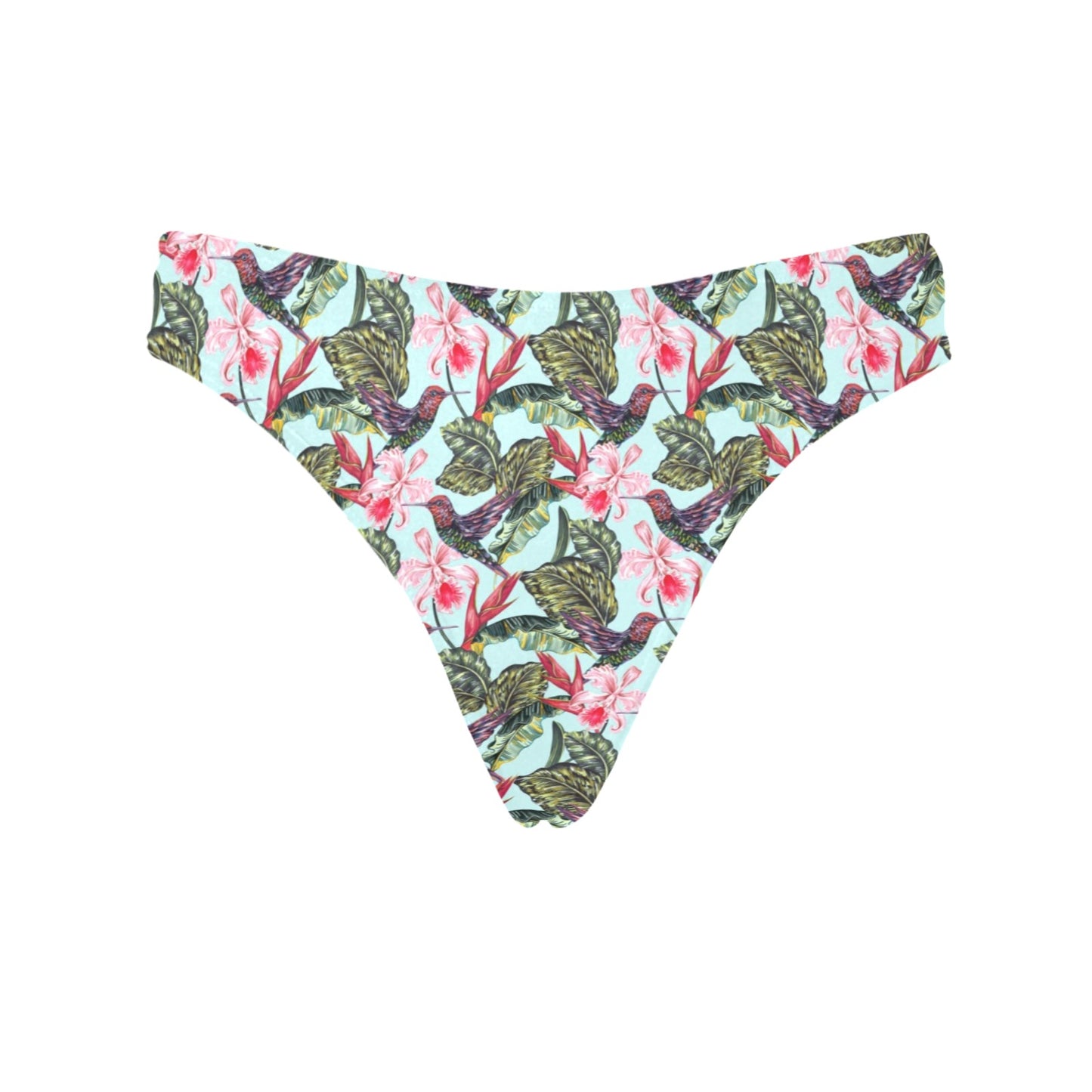 Hummingbird Cute Themed Print Women's Thongs