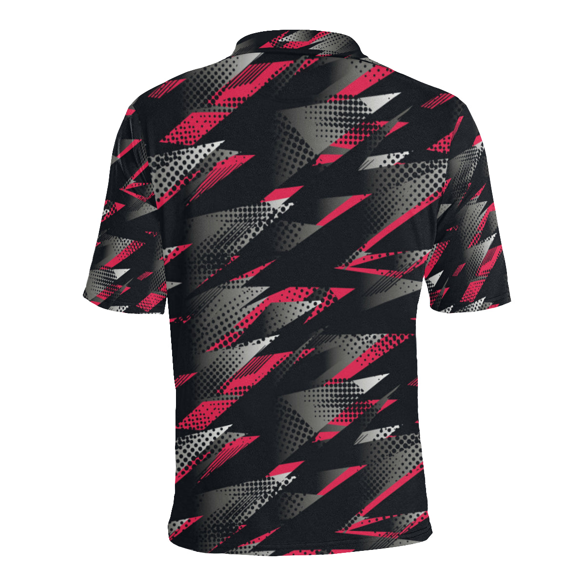 Racing Style Pattern Print Design A04 Men Polo Shirt