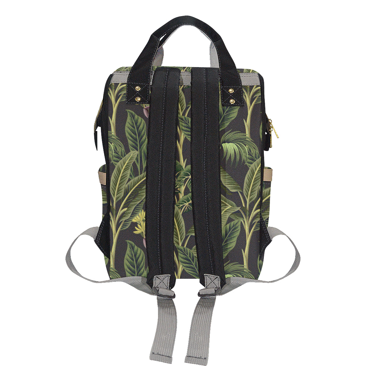 Banana Leaf Pattern Print Design BL04 Diaper Bag Backpack