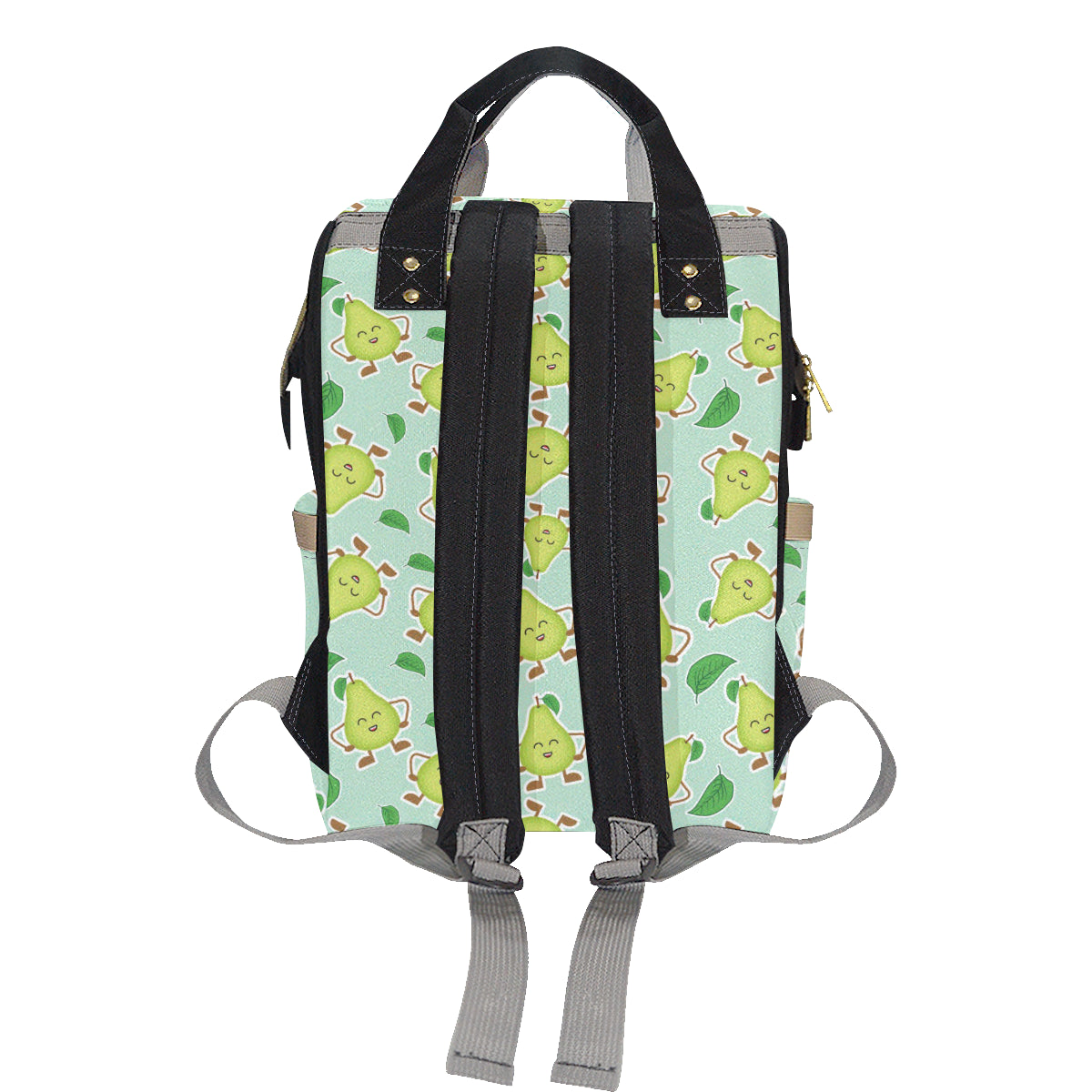 Avocado Pattern Print Design AC011 Diaper Bag Backpack