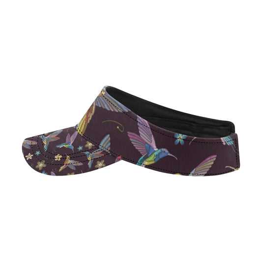 Hummingbird Pattern Print Design 04 Unisex Sun Visor