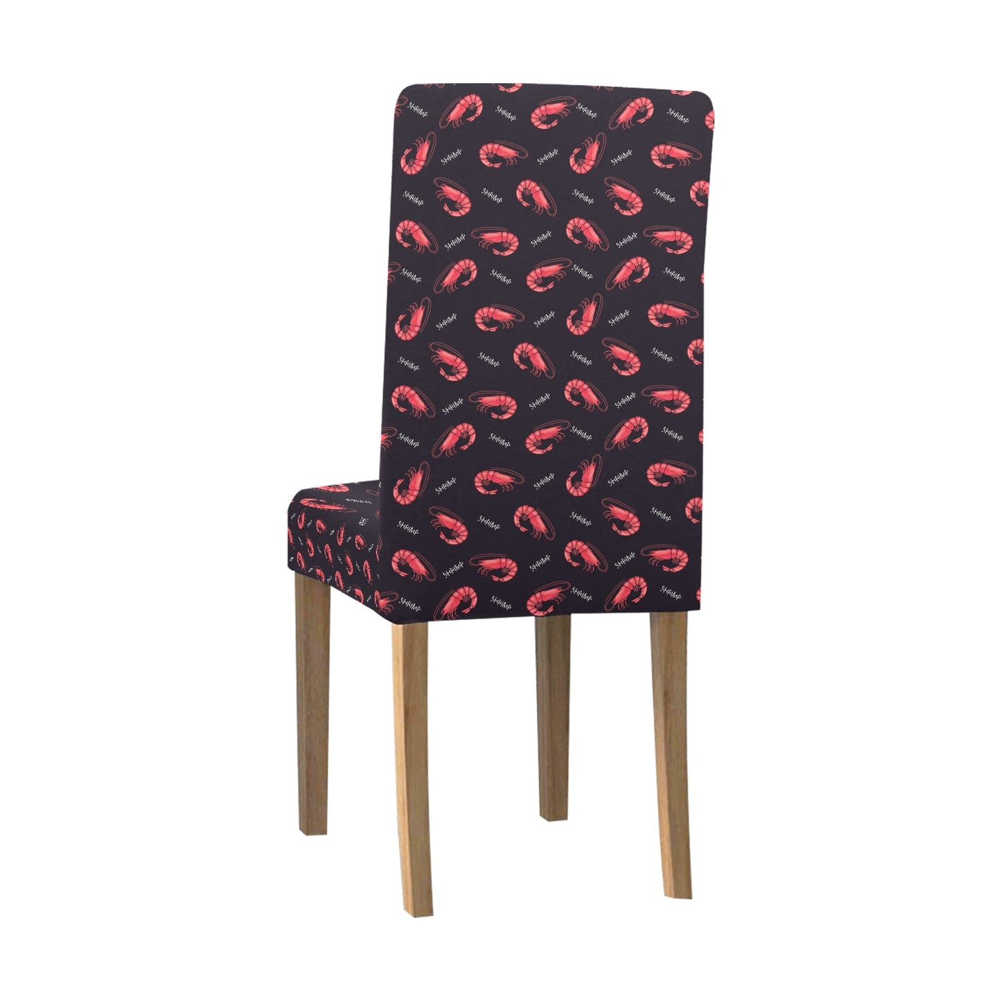 Shrimp Print Design LKS302 Dining Chair Slipcover